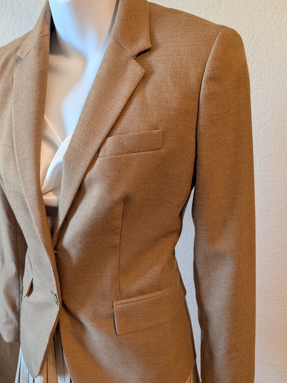 J. Crew Women's Camel Blazer - Classic Tailored Fit